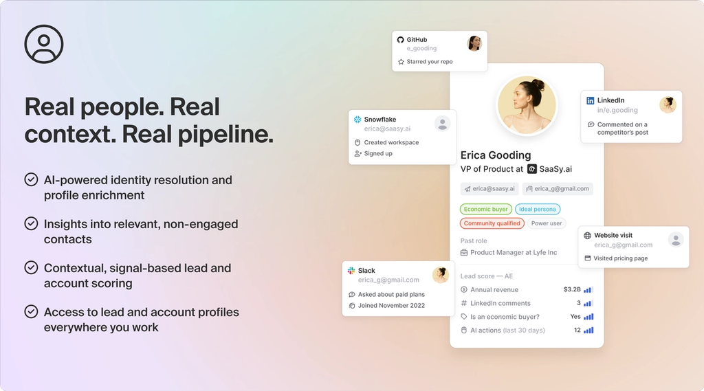 Image of unified identity and account intelligence