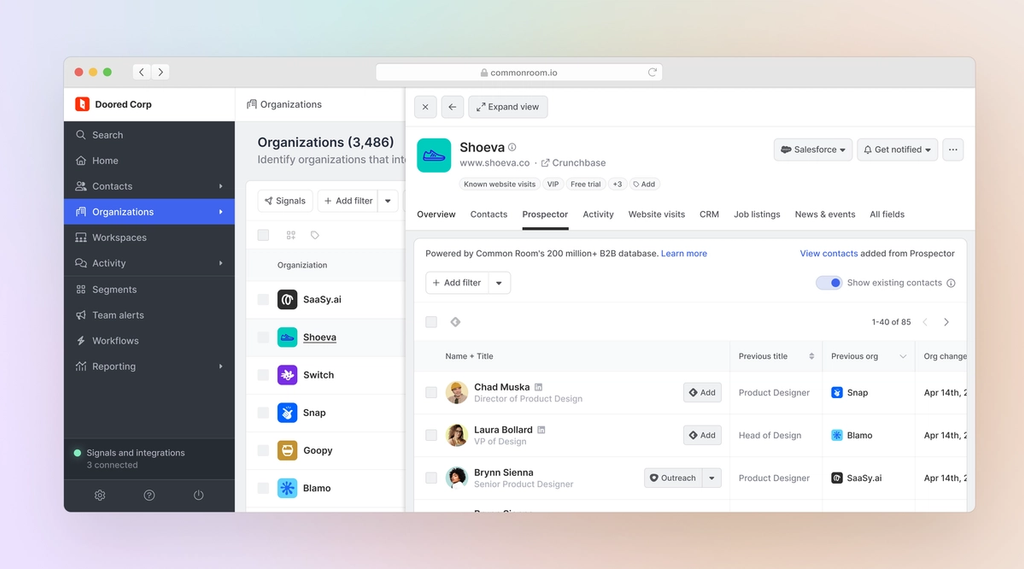 Add new prospects to outbound to