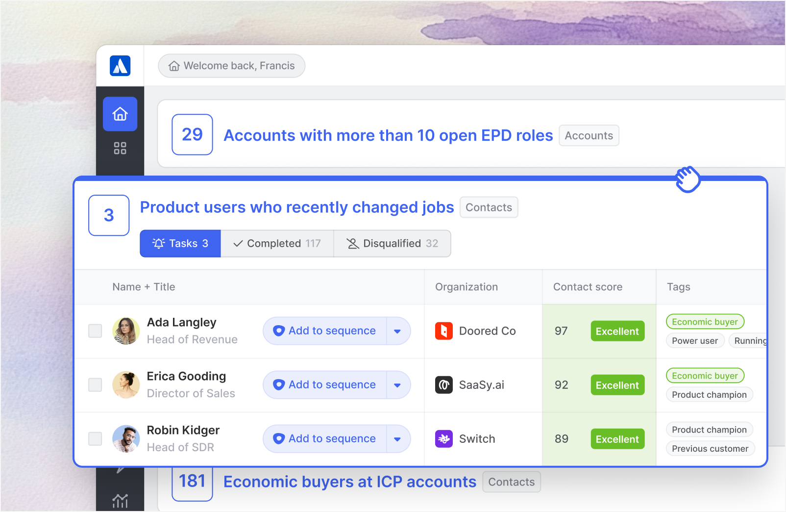 Image of outbound campaign prioritization