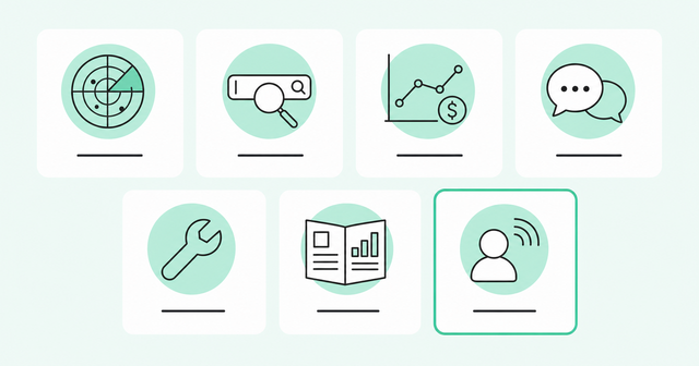 Seven categories of competitive intelligence tools, with buyer signal platforms highlighted