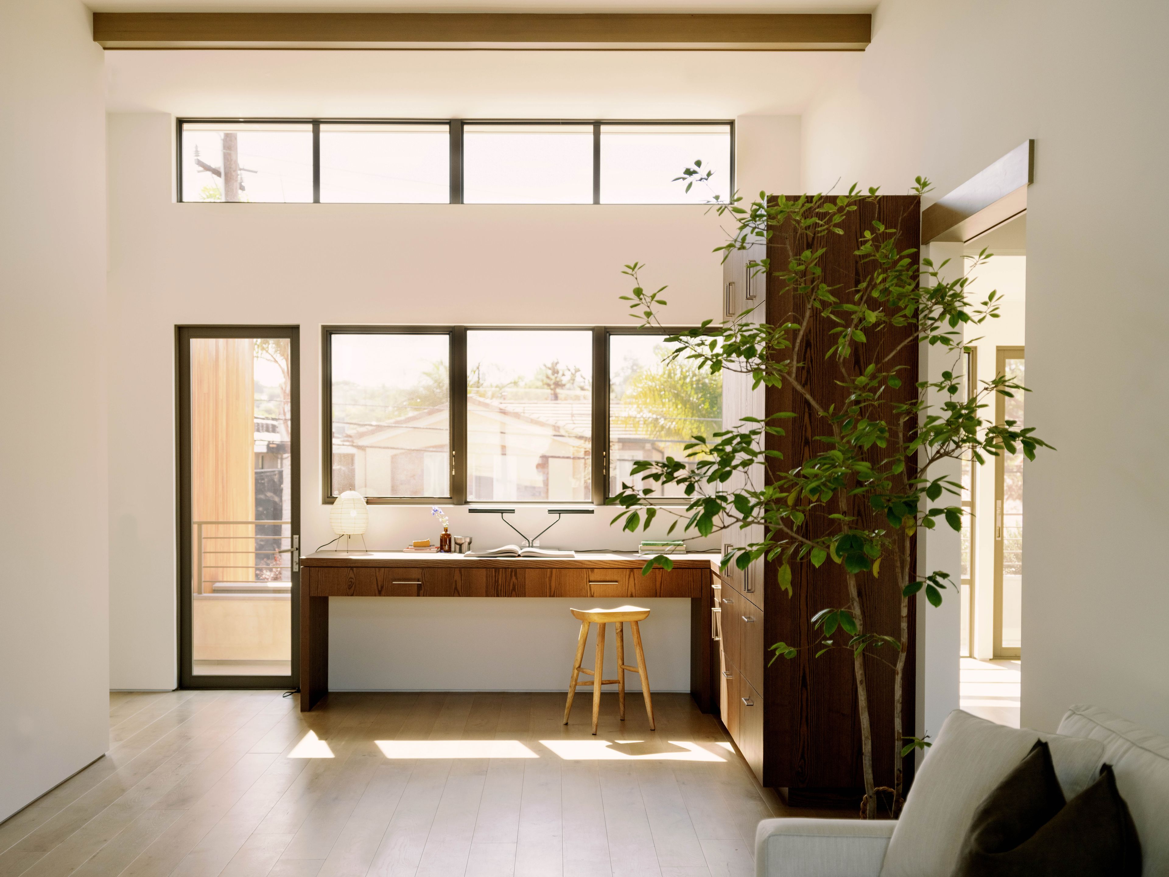 Study area in the upper loft