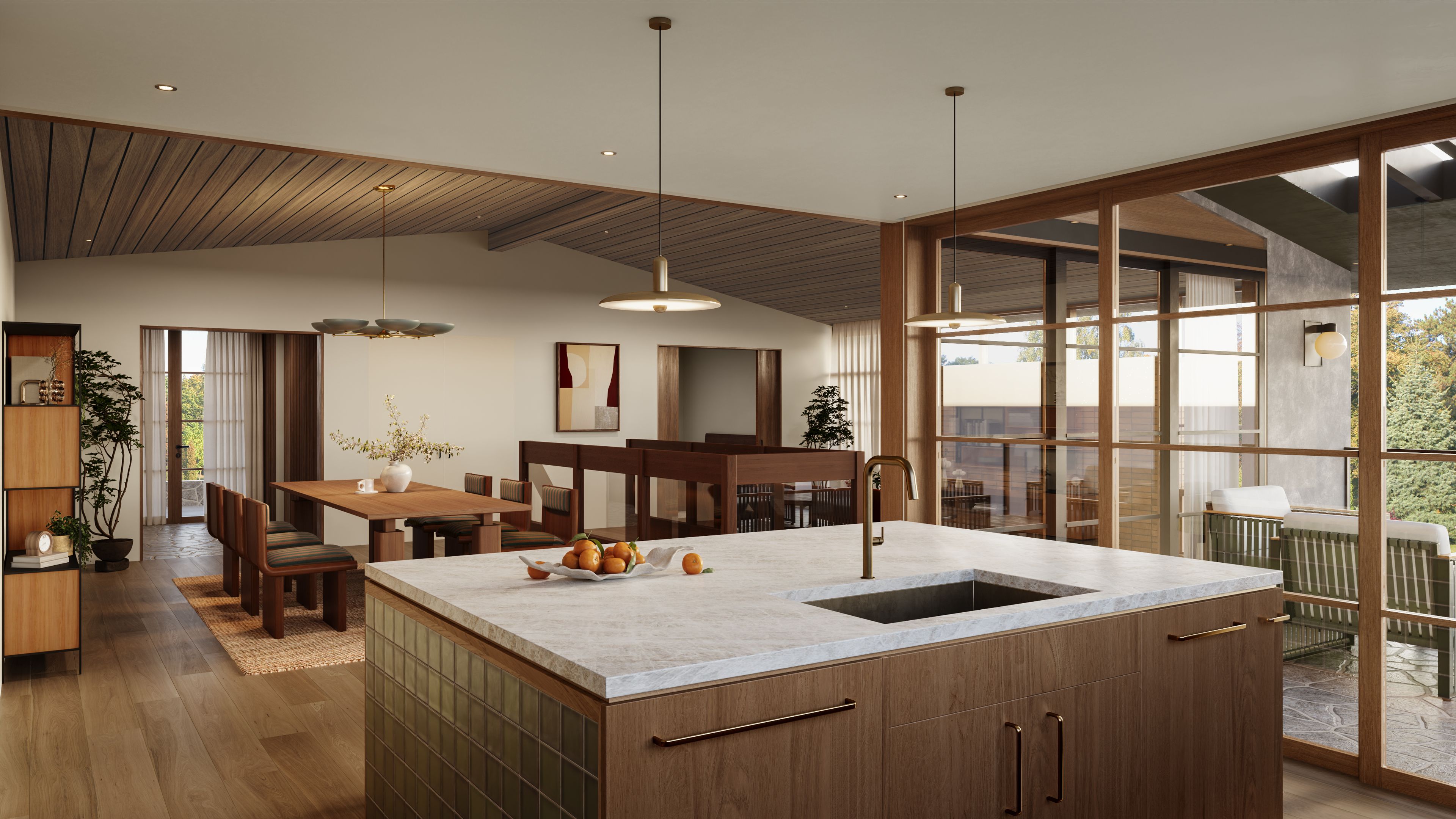 Kitchen + Dining Area