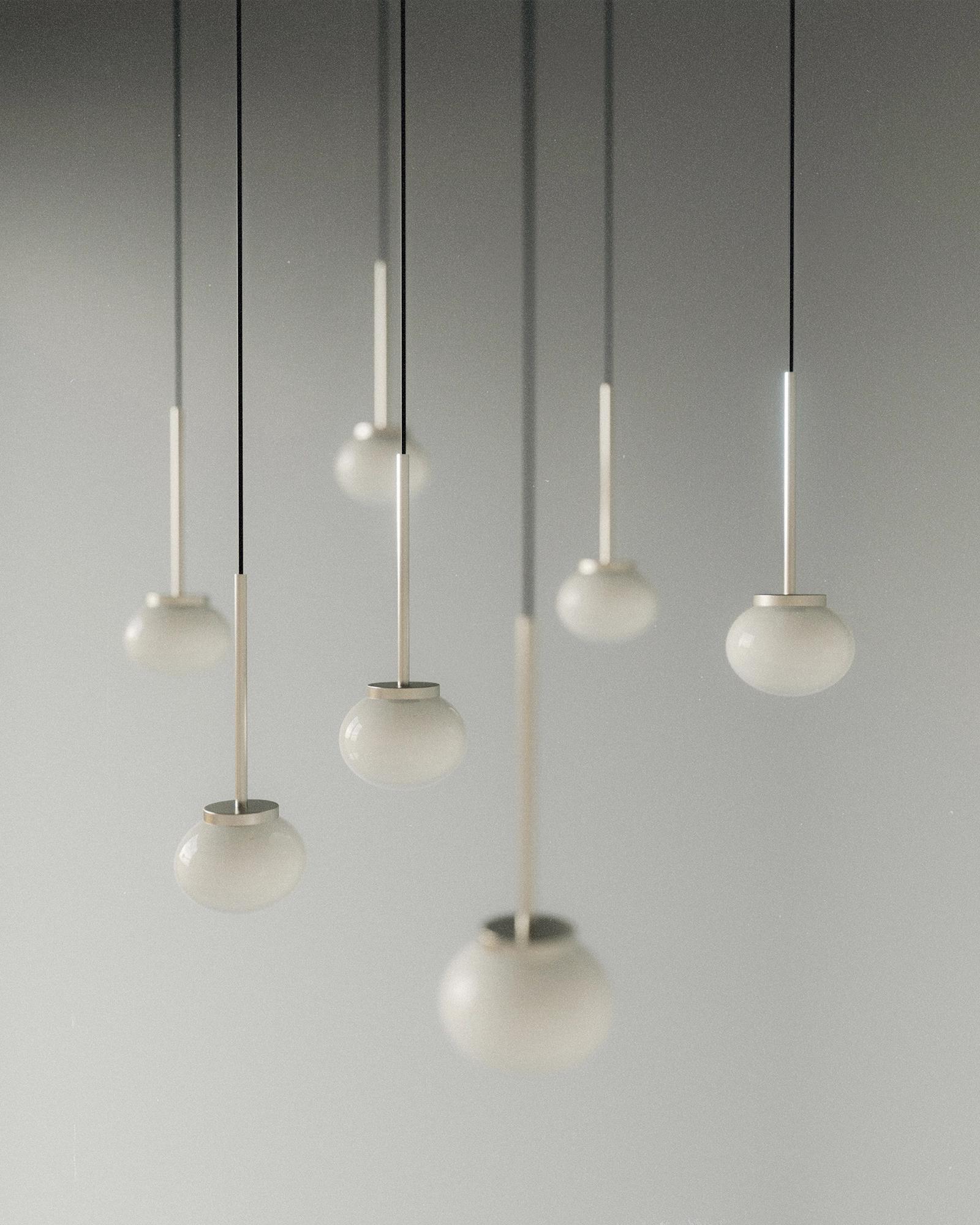 Series of Ovoid Pendants by Frama