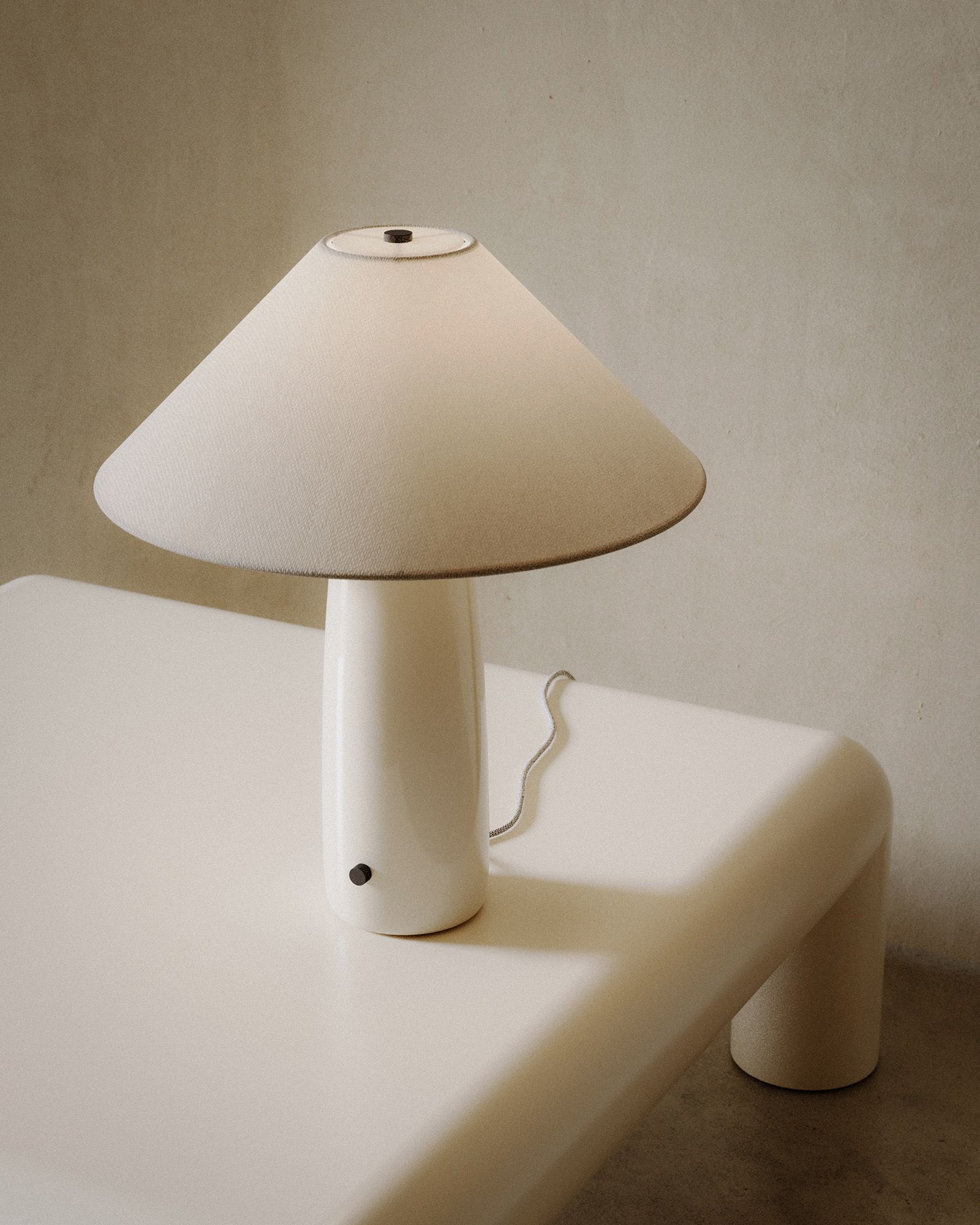 Formarkivet Launch cubio table and lamp