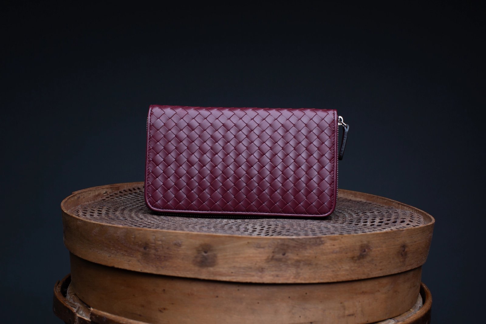 Bright Bordeaux Wallet