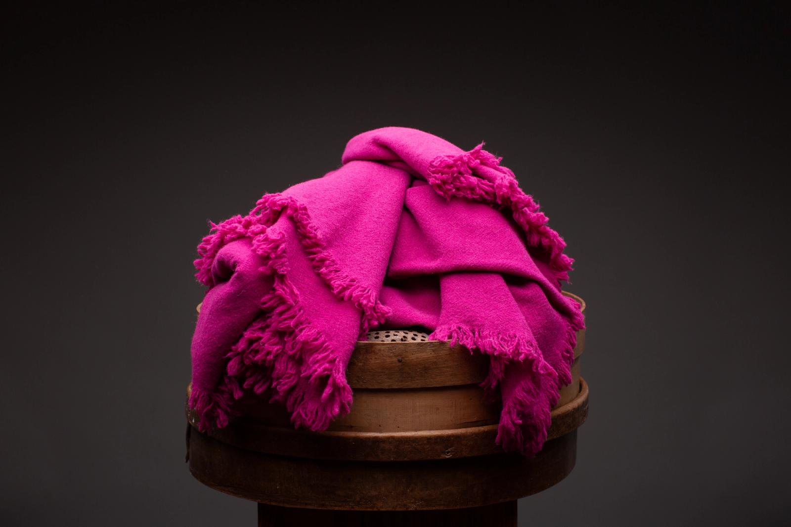 Dark Pink Scarf