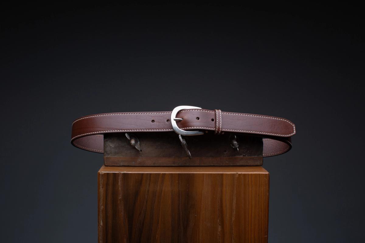 Brown Leather Belt 