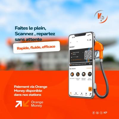 Paiment possible via Orange money