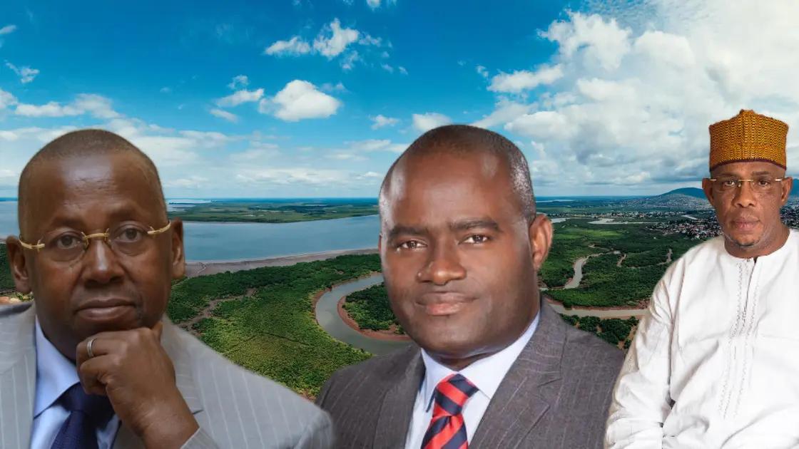 Collage des portraits des grands entrepreneurs guinéens influents dans le monde des affaires en 2026.