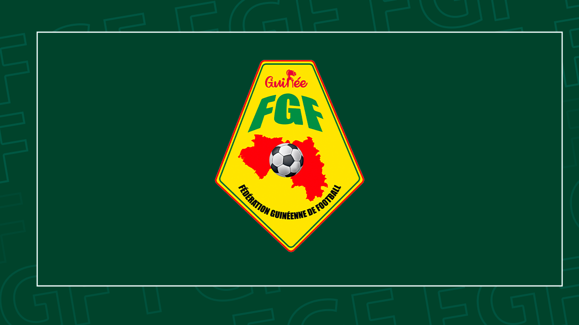 Joueurs du Syli national de Guinée lors d’un match de football avant la rencontre contre le Bénin
