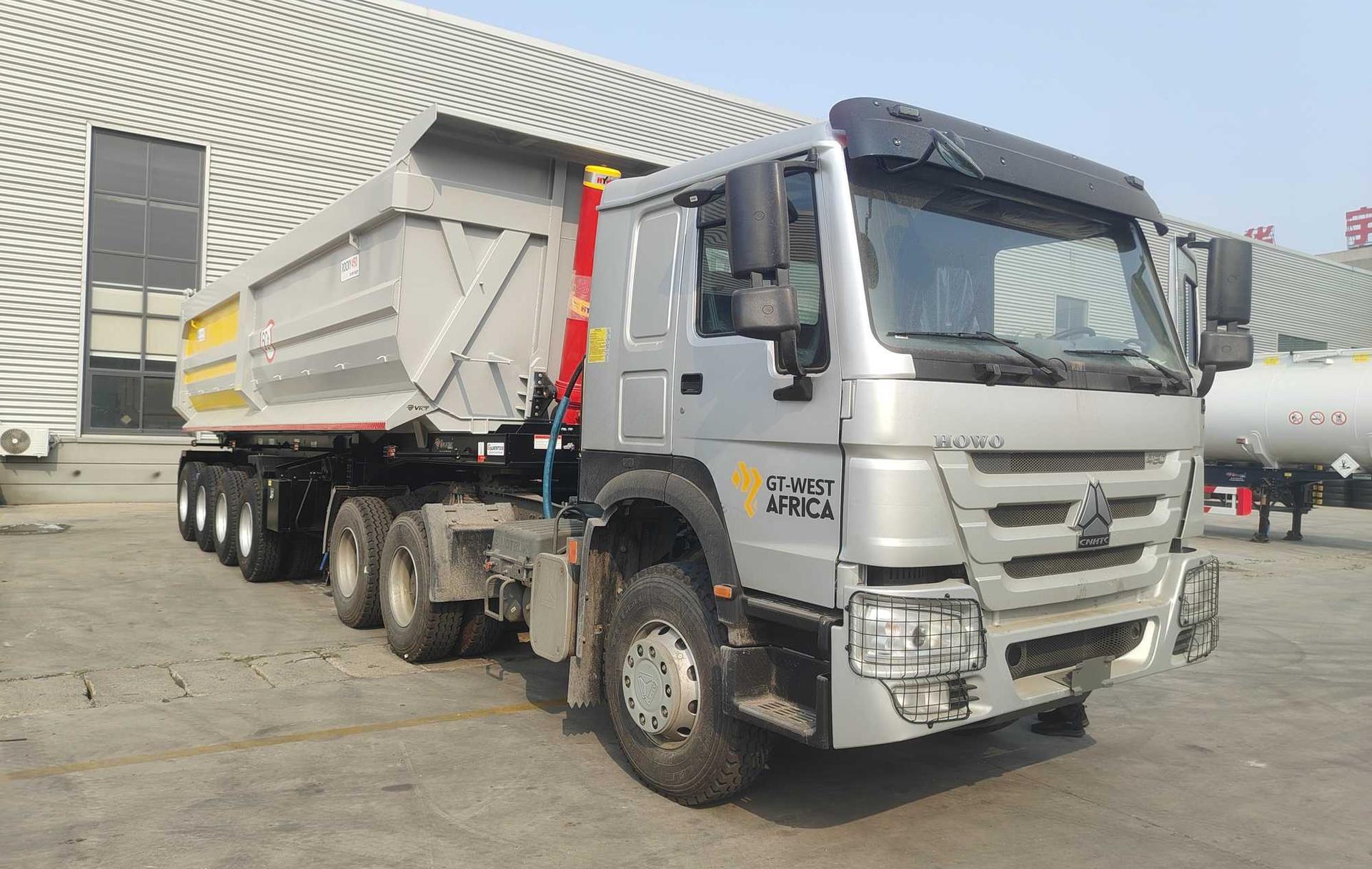 Un camion benne appartenant à GTWest Africa