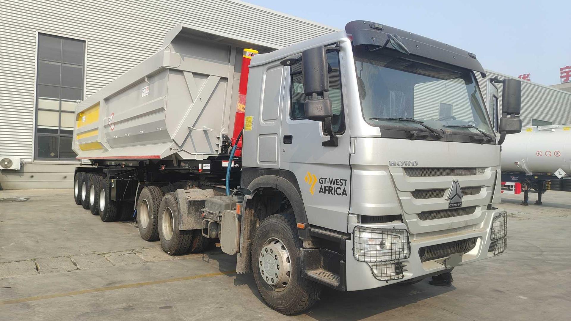 Un camion benne appartenant à GTWest Africa