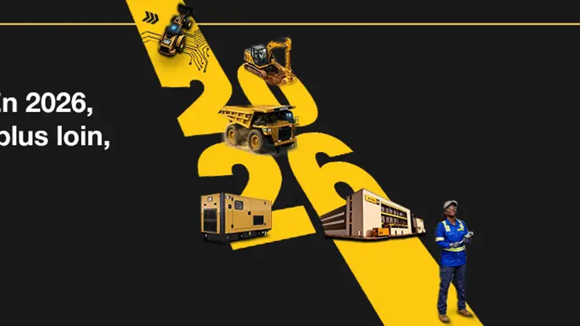 Des techniciens guinéens en pleine session de formation pratique sur des engins lourds Caterpillar dans un atelier moderne de Neemba.