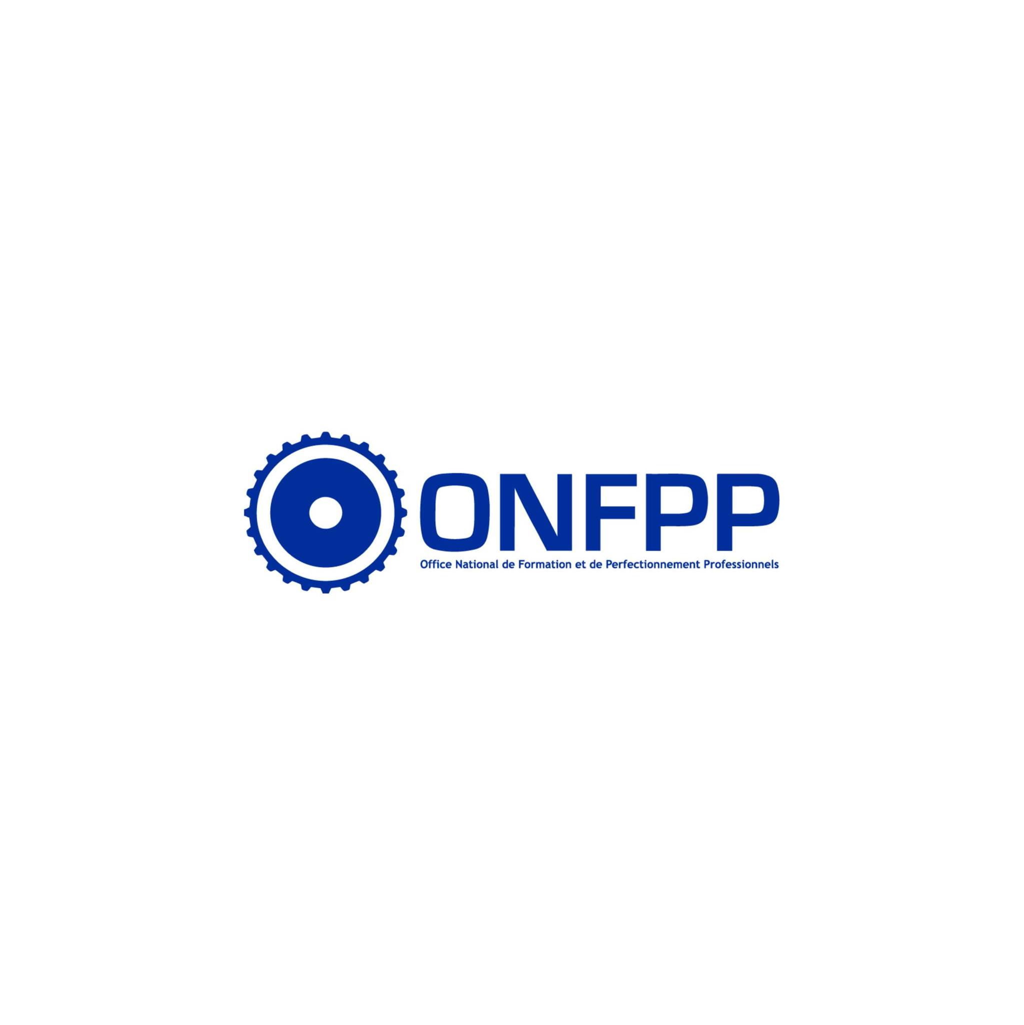 Logo officiel de l’ONFPP (Office National de Formation et de Perfectionnement Professionnels), institution publique guinéenne dédiée à la formation professionnelle et au développement des compétences.