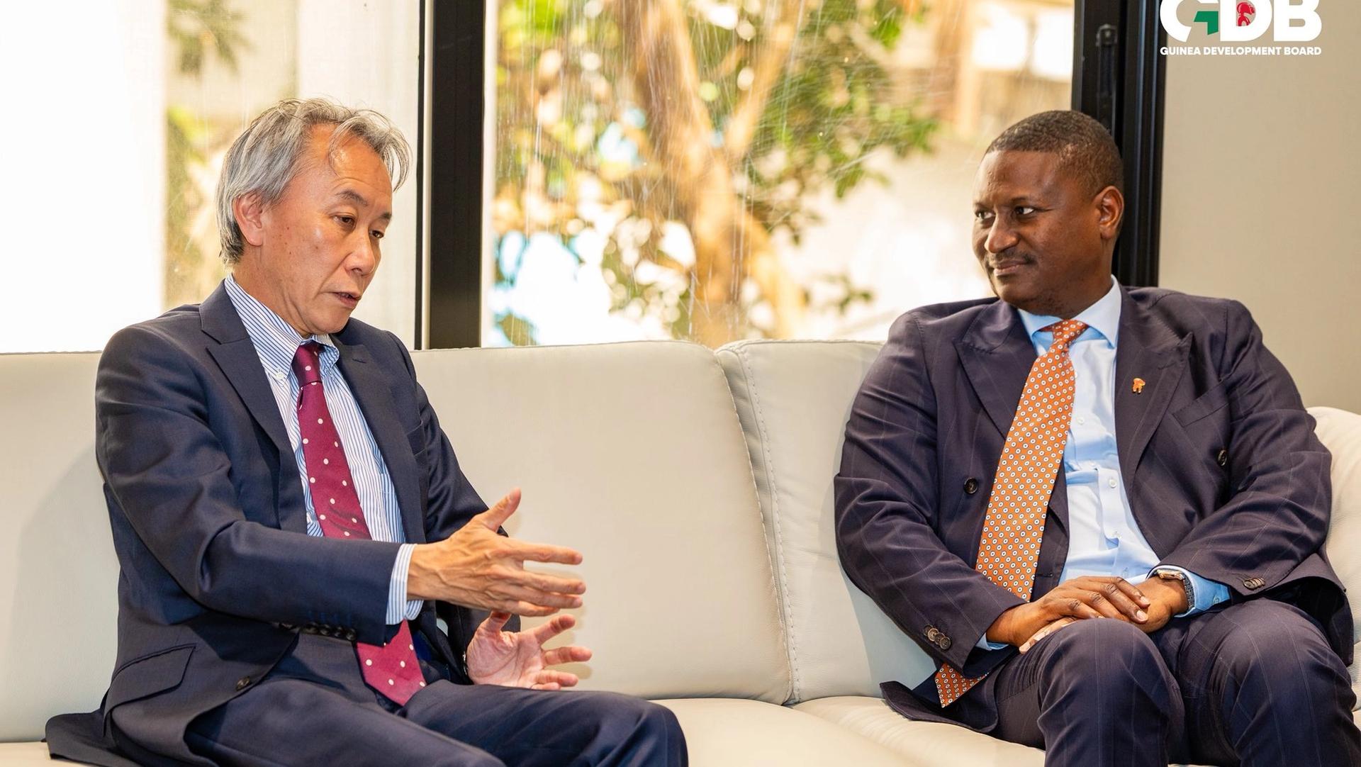 M'Bemba Sylla en rencontre avec le Japon
