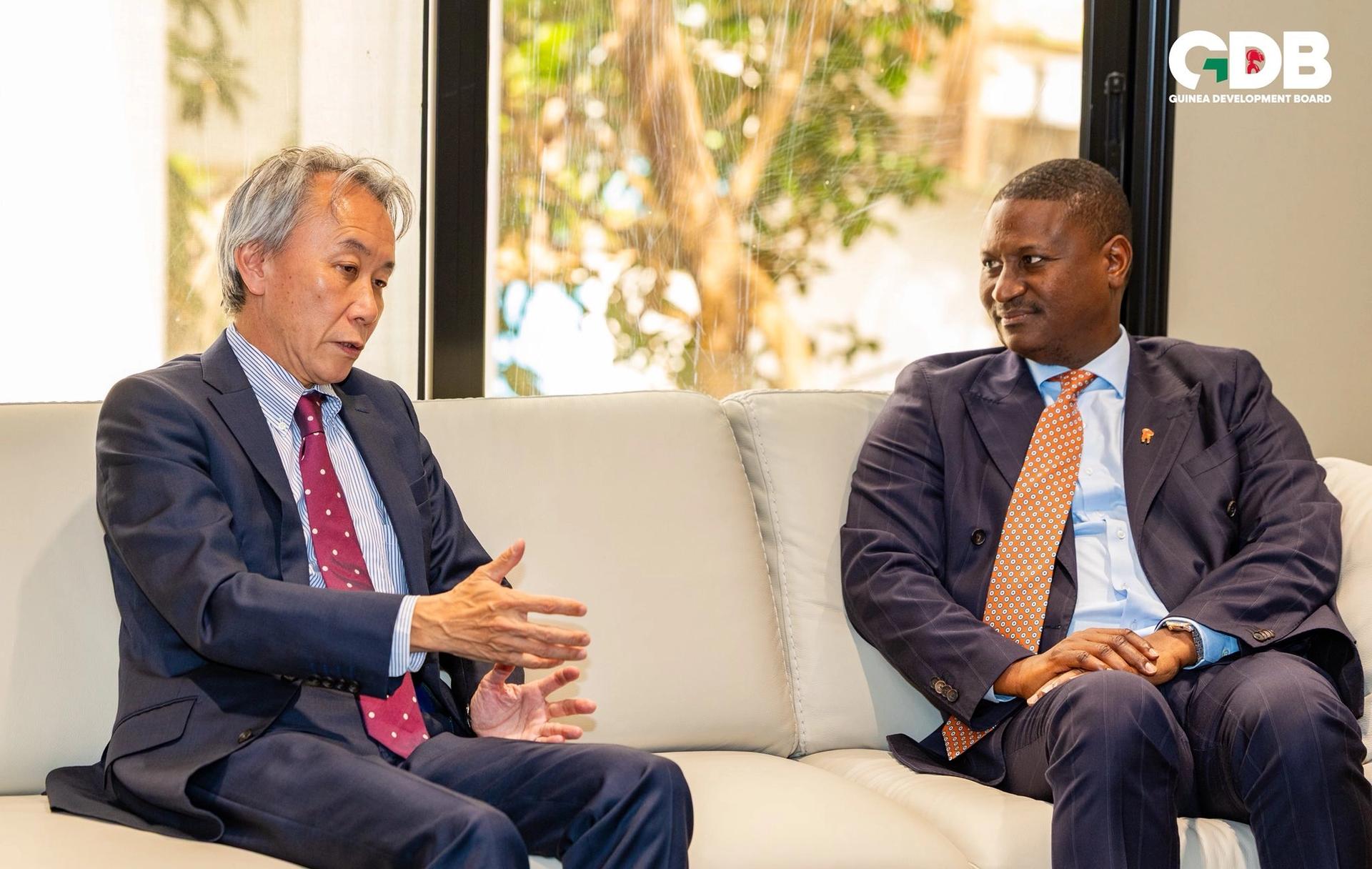 M'Bemba Sylla en rencontre avec le Japon