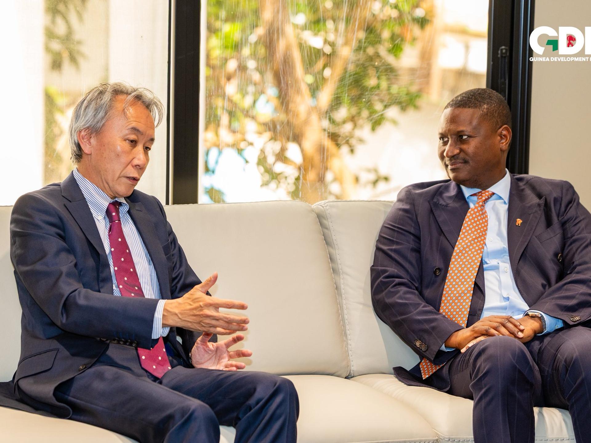 M'Bemba Sylla en rencontre avec le Japon