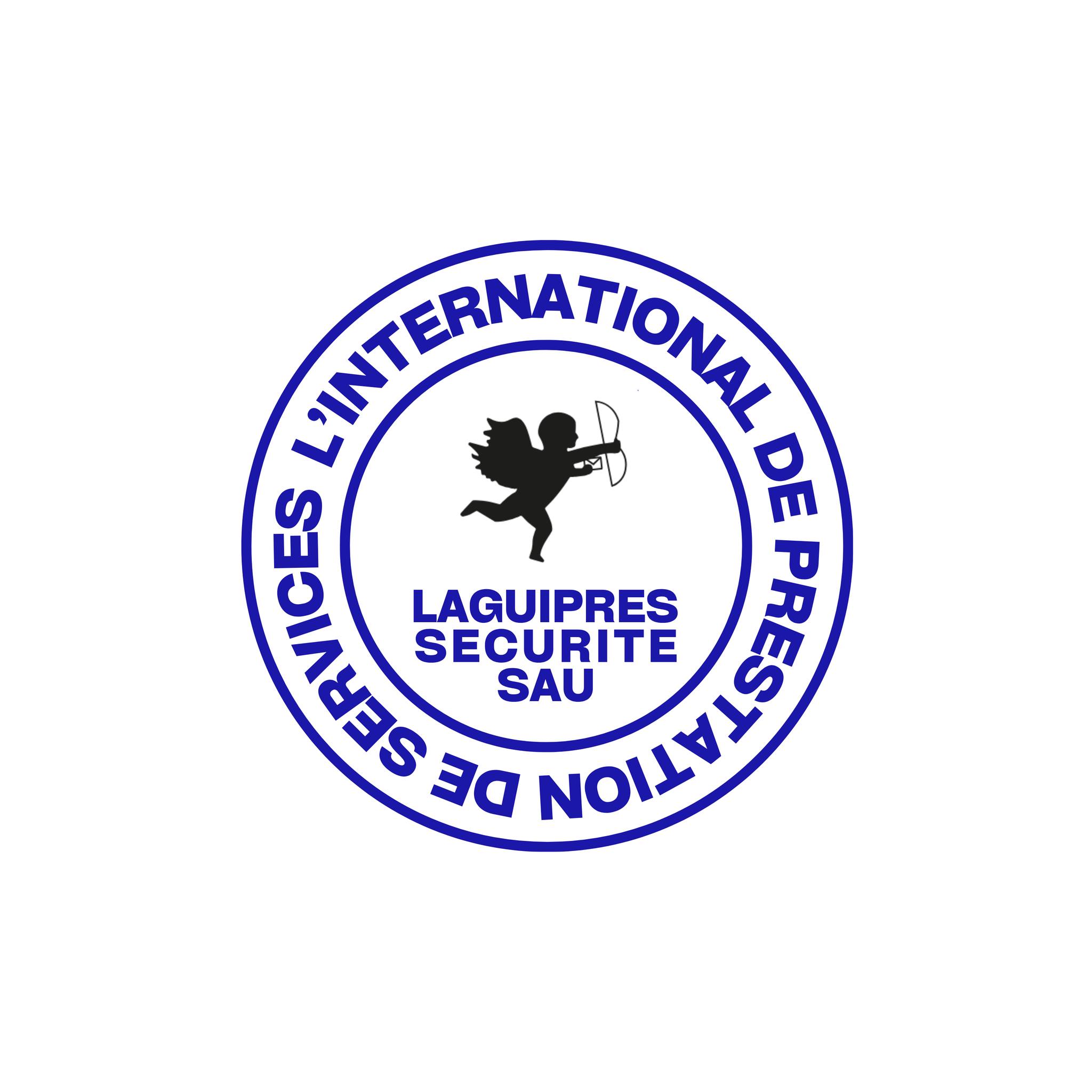 Logo officiel de LAGUIPRES SA, entreprise guinéenne spécialisée dans la sécurité privée, le gardiennage, la télésurveillance et la protection des biens.