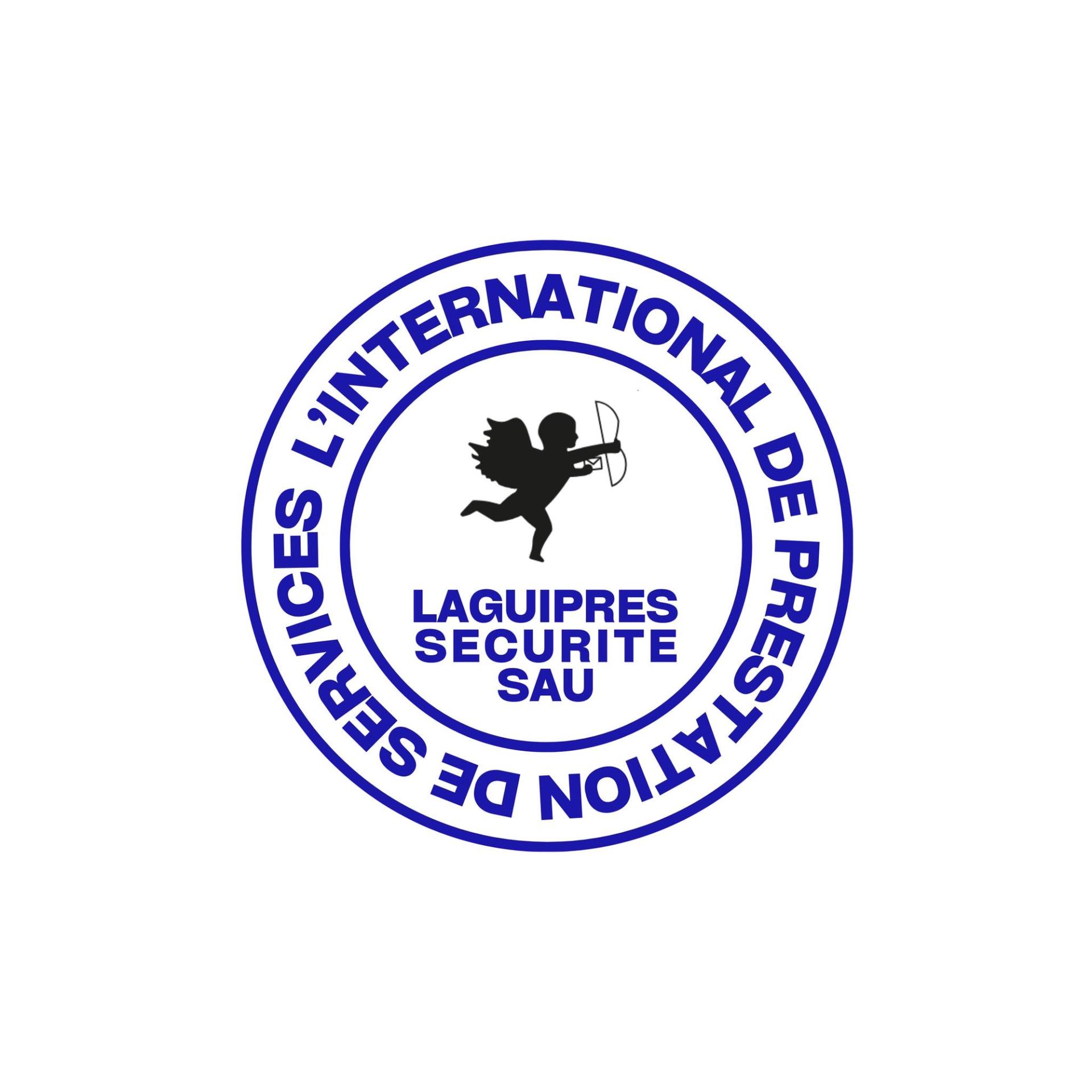 Logo officiel de LAGUIPRES SA, entreprise guinéenne spécialisée dans la sécurité privée, le gardiennage, la télésurveillance et la protection des biens.