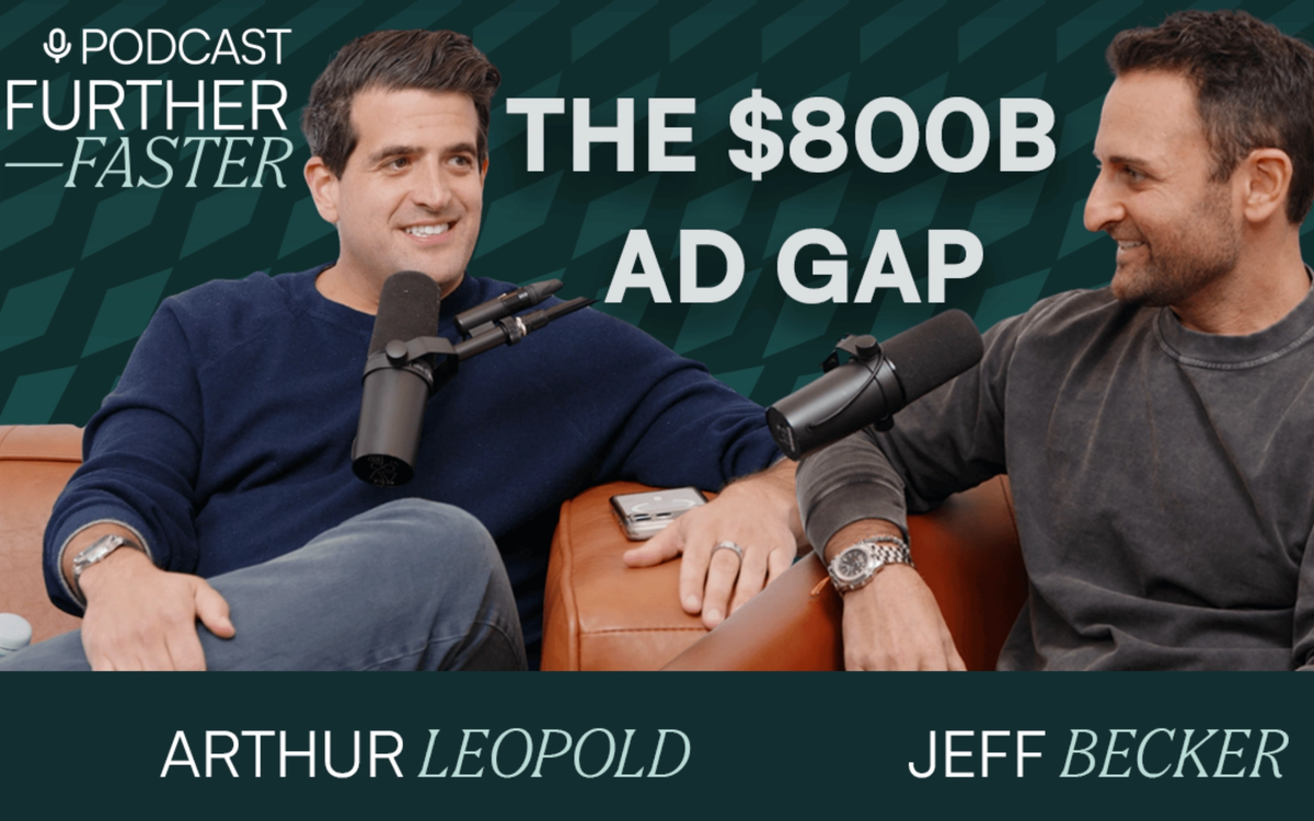 Ad Dollars Follow Attention: Agentio Founder Arthur Leopold | The Further, Faster Podcast
