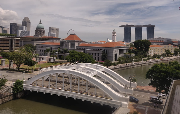 An image taken by Raijith Shaji, co-founder and CEO of Volopay, on his first day in Singapore