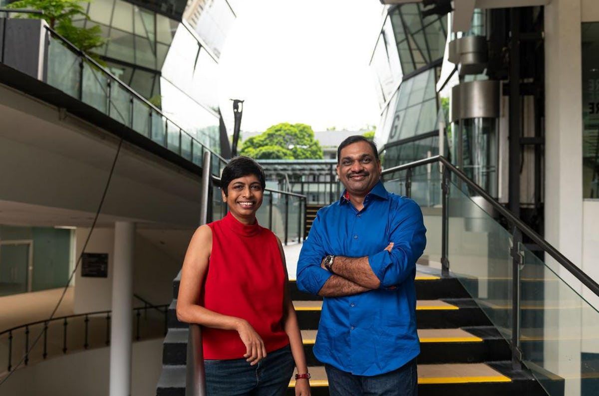 Vikree CEO Srihari Govindarajan and CPO Madhu Tummala pose together