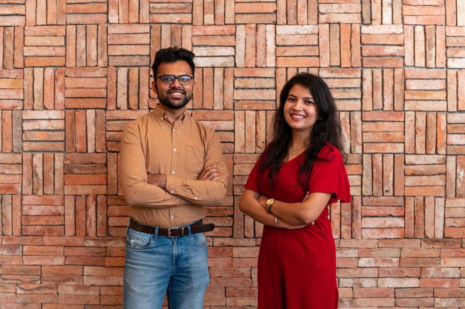Zealth-AI CTO Dheeraj Mundhra and CEO Monika Mehta 