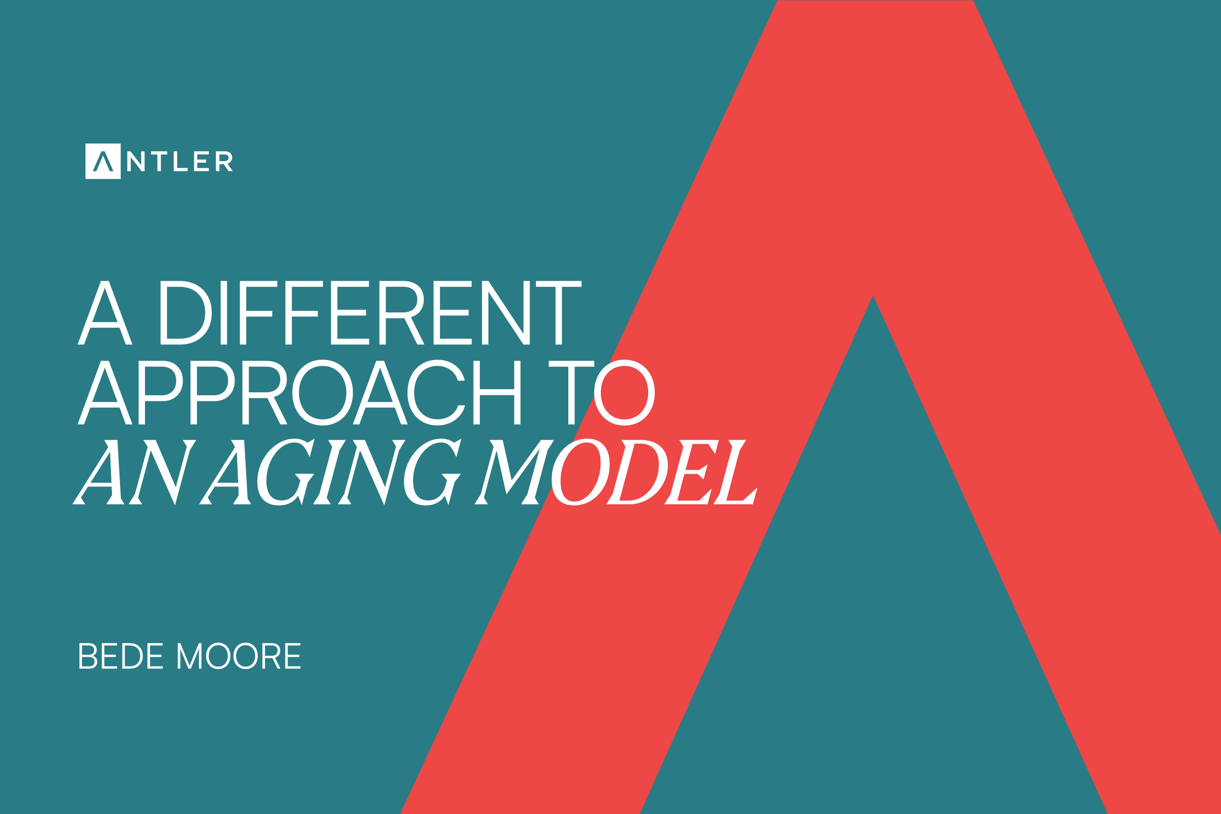 A DIFFERENT APPROACH TO AN AGING MODEL