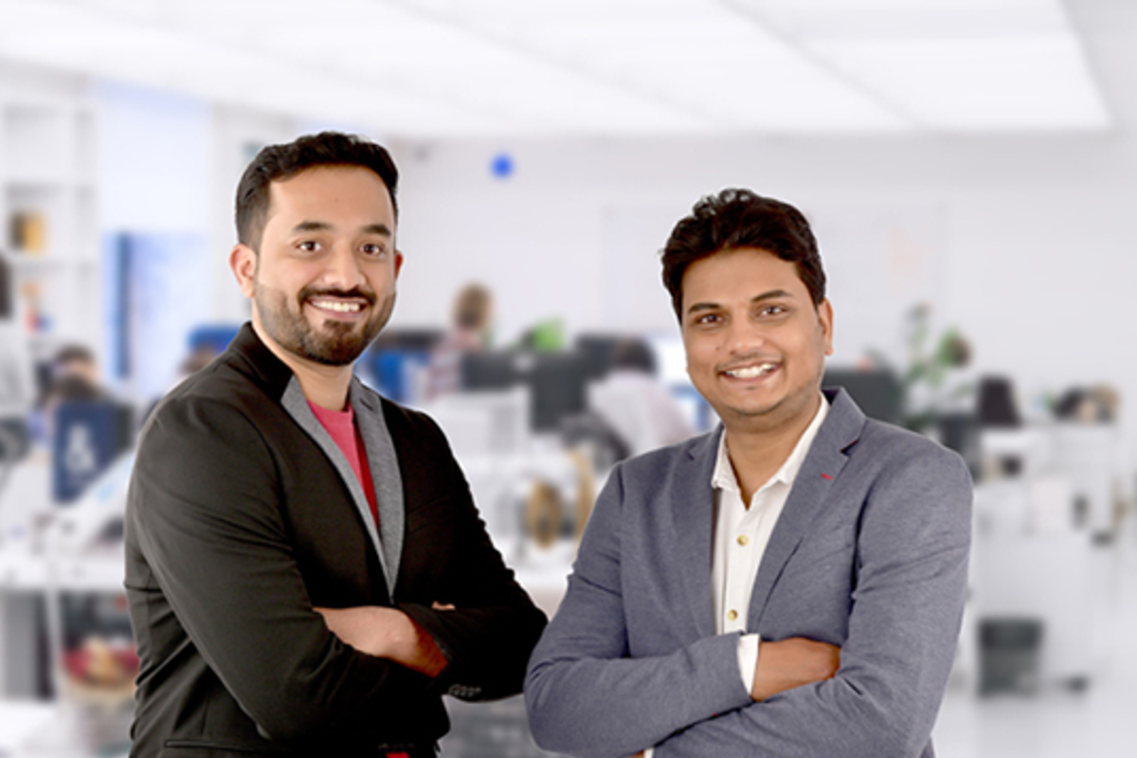 Photo of Voloplay CEO Rajith and his co-founder Rajesh Raikwar