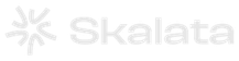 Skalata Logo White