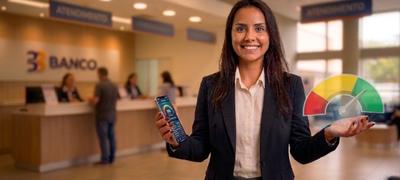 O score de crédito é uma pontuação numérica, variando de 0 a 1000, que indica a probabilidade de um consumidor pagar suas contas em dia nos próximos 12 meses.