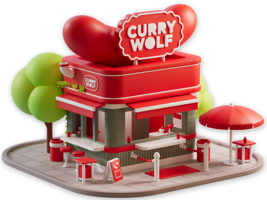 Curry Wolf Hero Animation