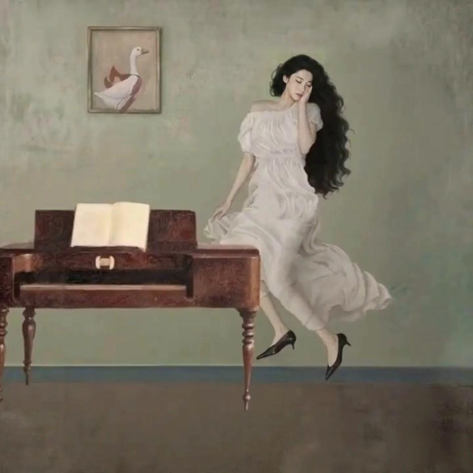 A flying goose in my dream.