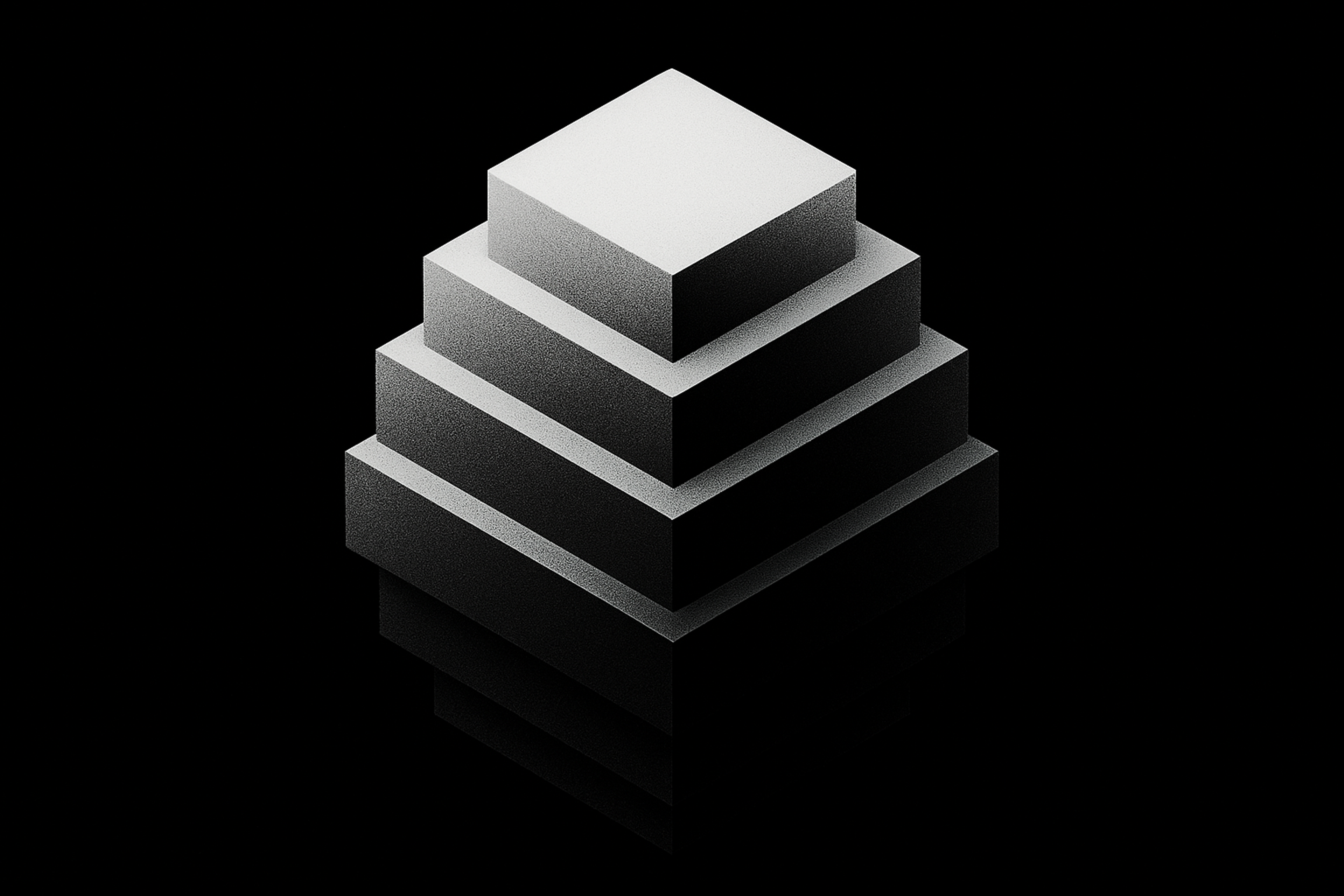 A pyramid of stacked layers representing TAM SAM SOM