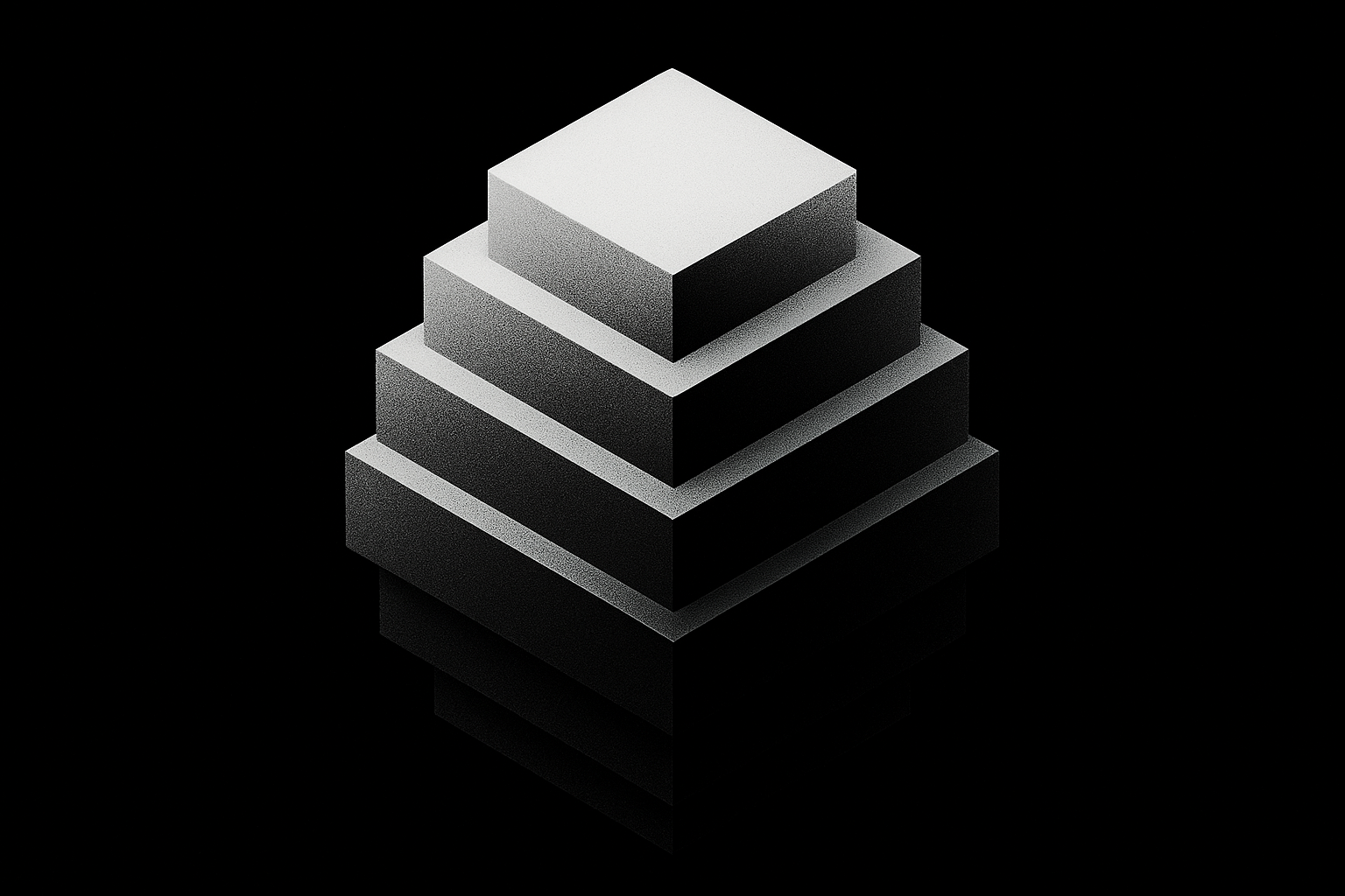A pyramid of stacked layers representing TAM SAM SOM