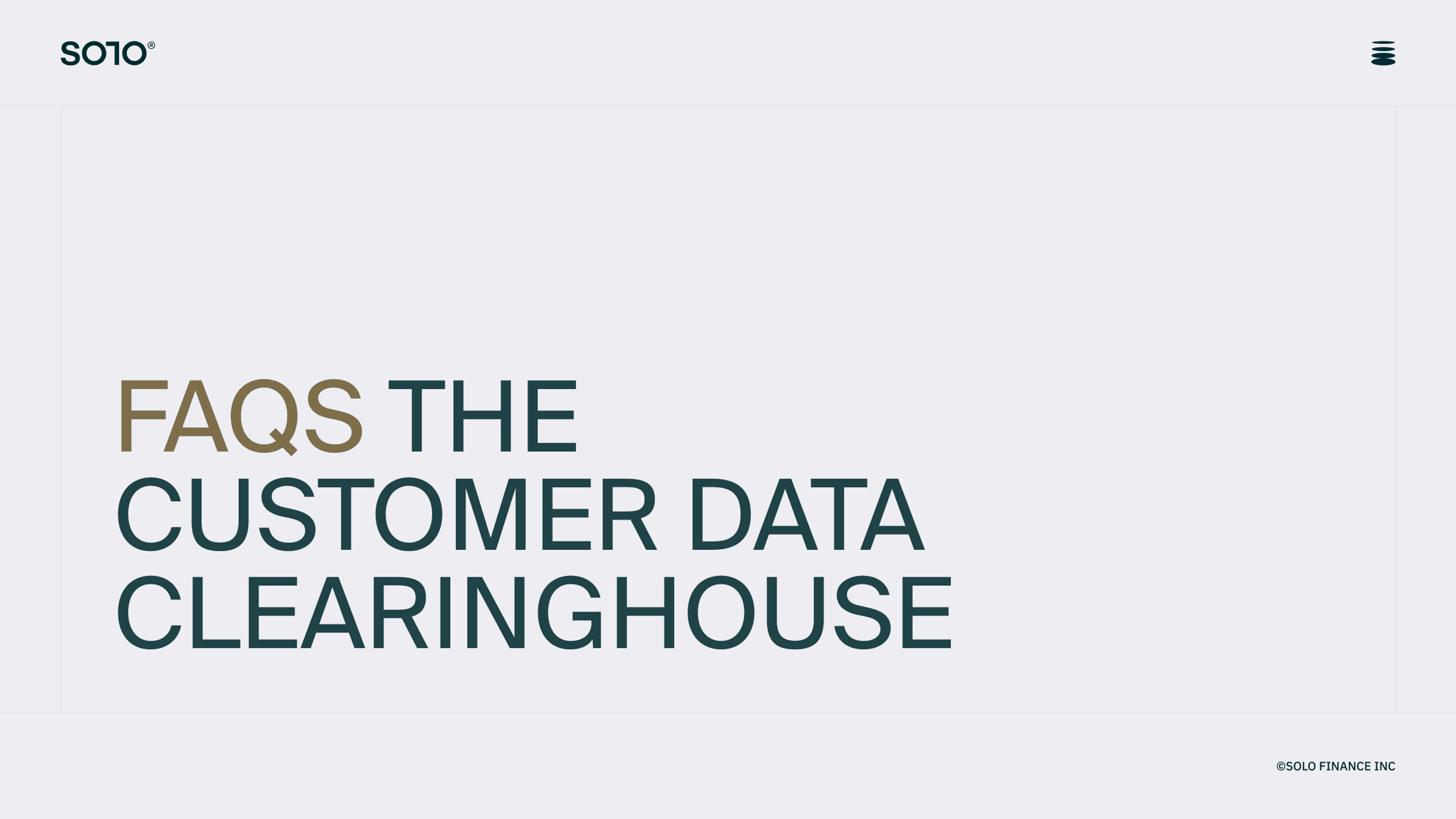 Clearinghouse FAQs: The Bank-Led Network for Open Banking