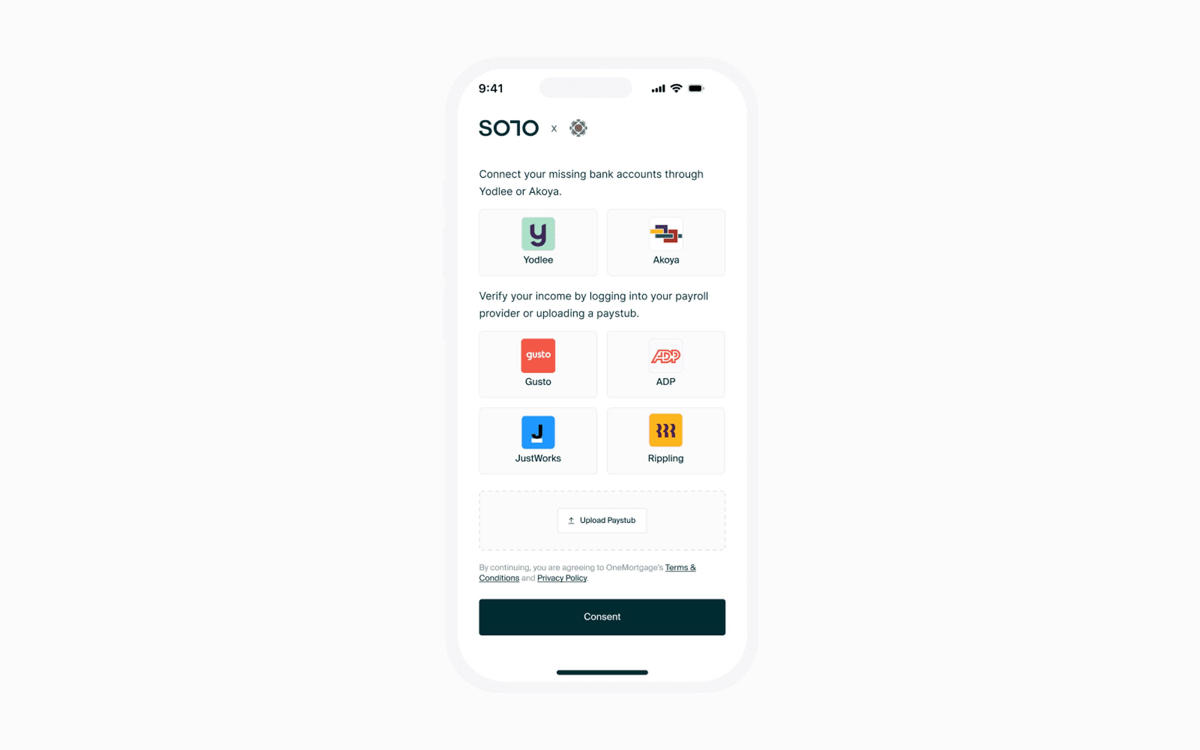 SOLO One data sharing network resolves missing data with a frictionless customer ux