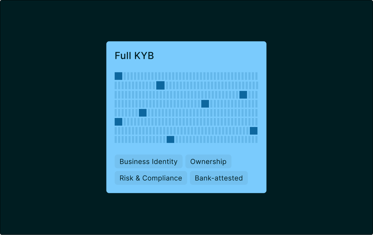 full kyb template to fulfill kyb policy at business account opening