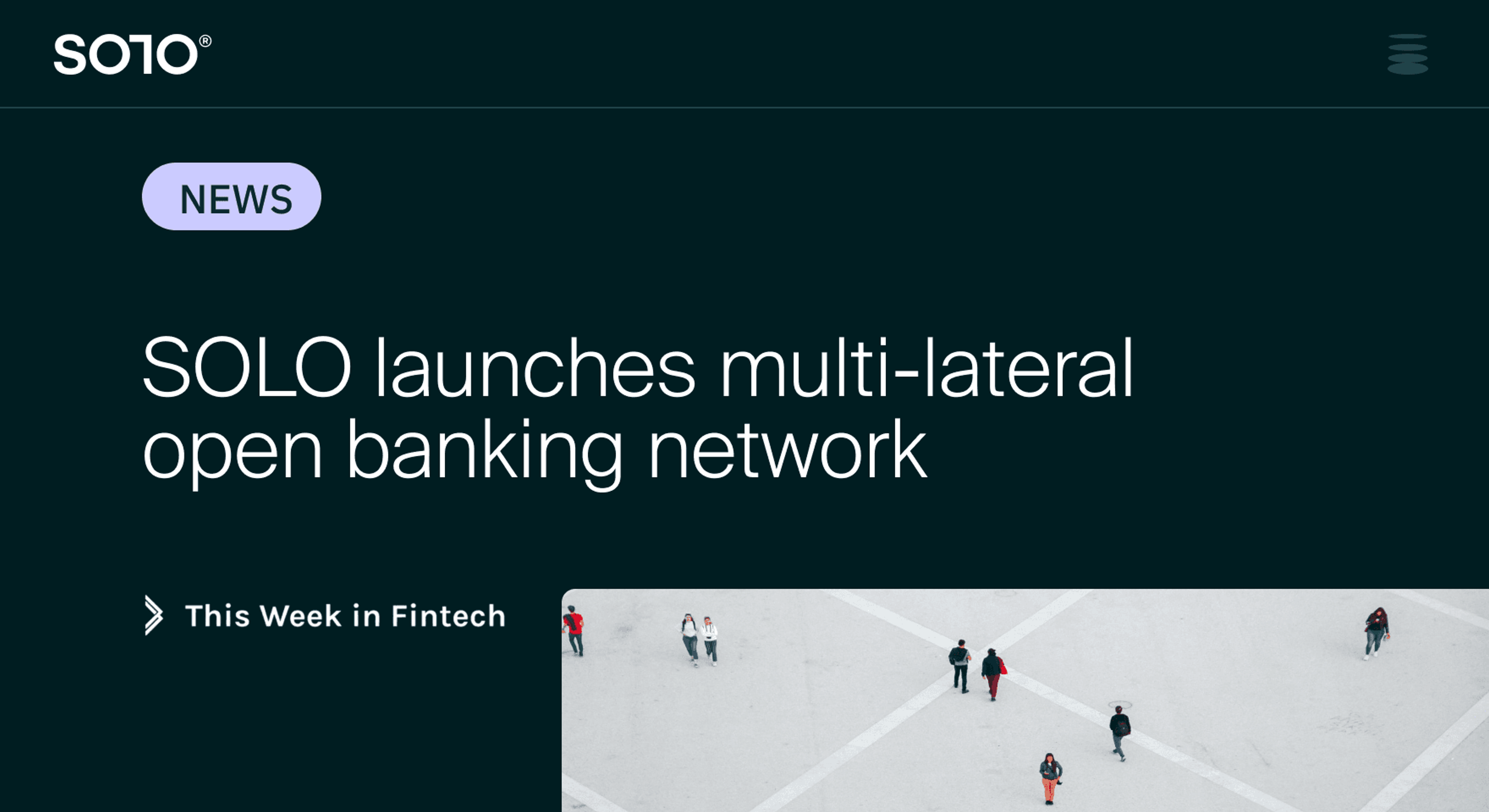 SOLO's Multi-Lateral Open Banking Network