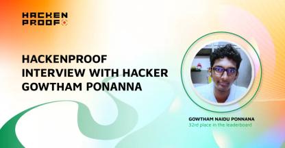 Hacker Q&A with Gowtham Ponnana