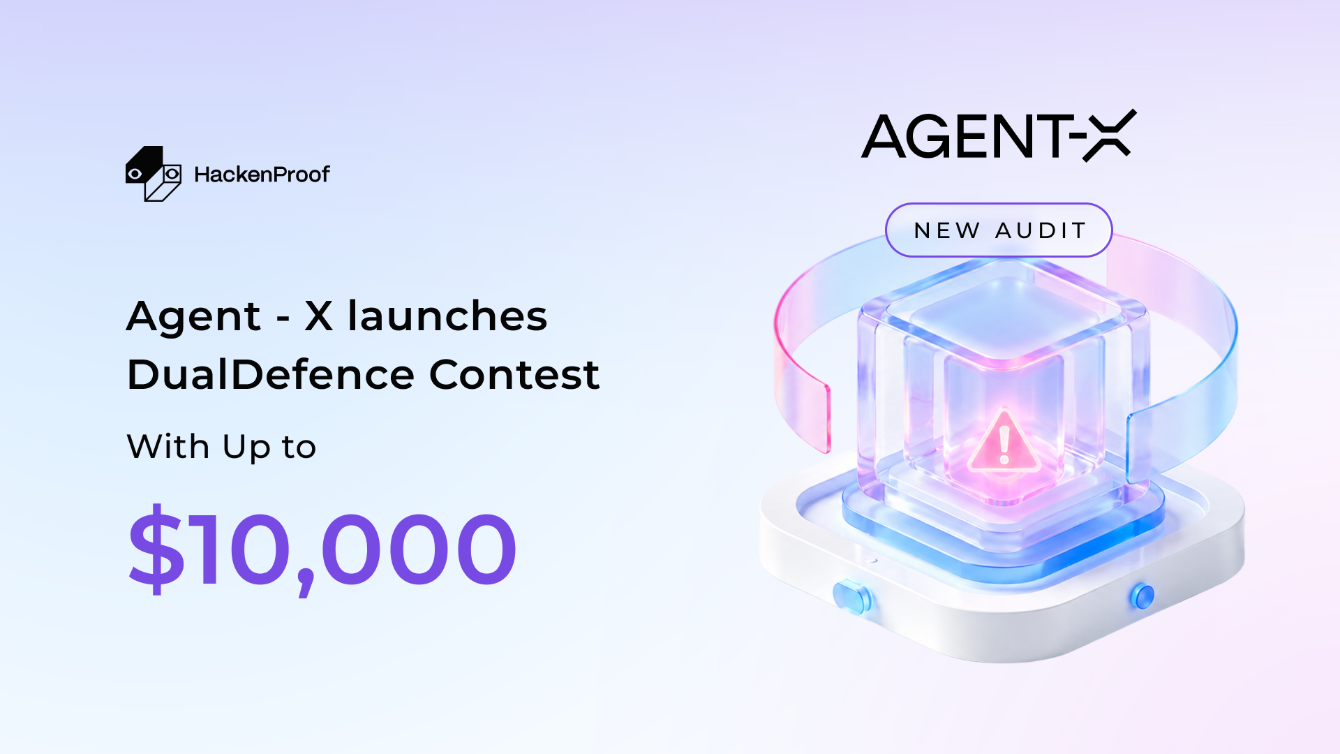 [New Audit] Agent – X launches DualDefense Contest With Up to $10,000 on HackenProof