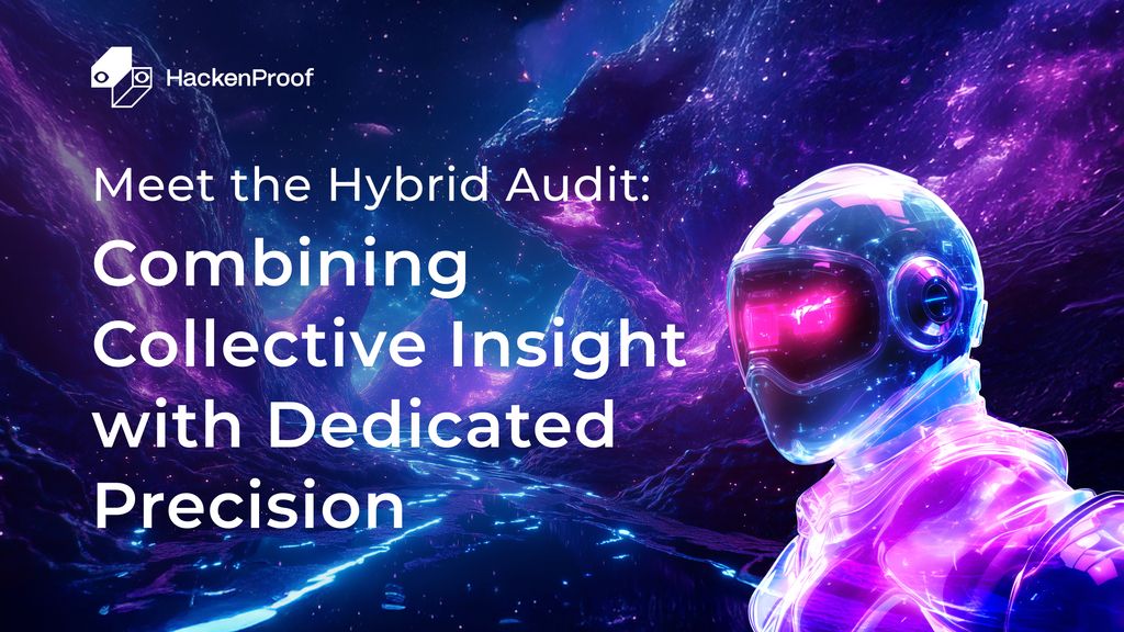 Illustration showing HackenProof Hybrid Audit Contest