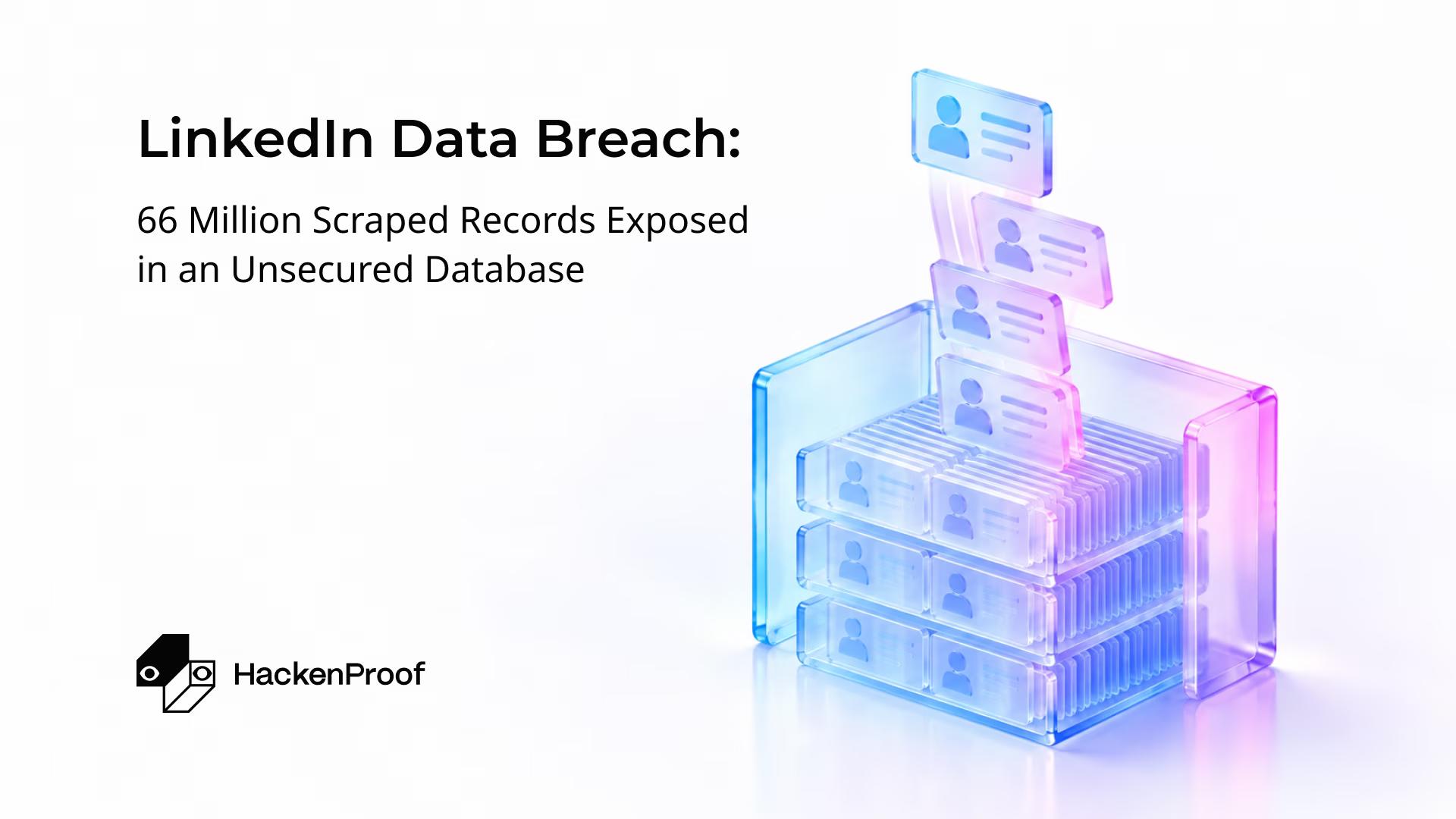 LinkedIn Data Breach: 66 Million Scraped Records Exposed in an Unsecured Database