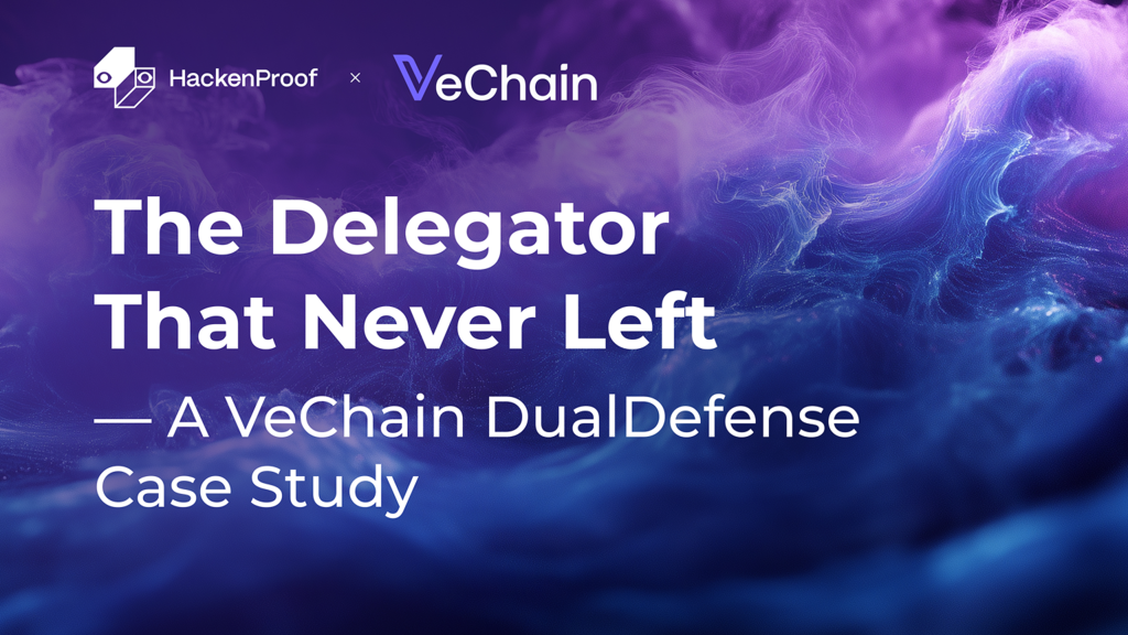 The Delegator That Never Left: VeChain Stargate DualDefense Case Study
