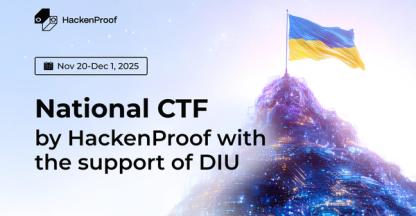 Test Your Cybersecurity Skills at the National CTF 2025 by HackenProof and DIU