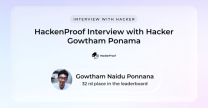 Hacker Q&A with Gowtham Ponnana