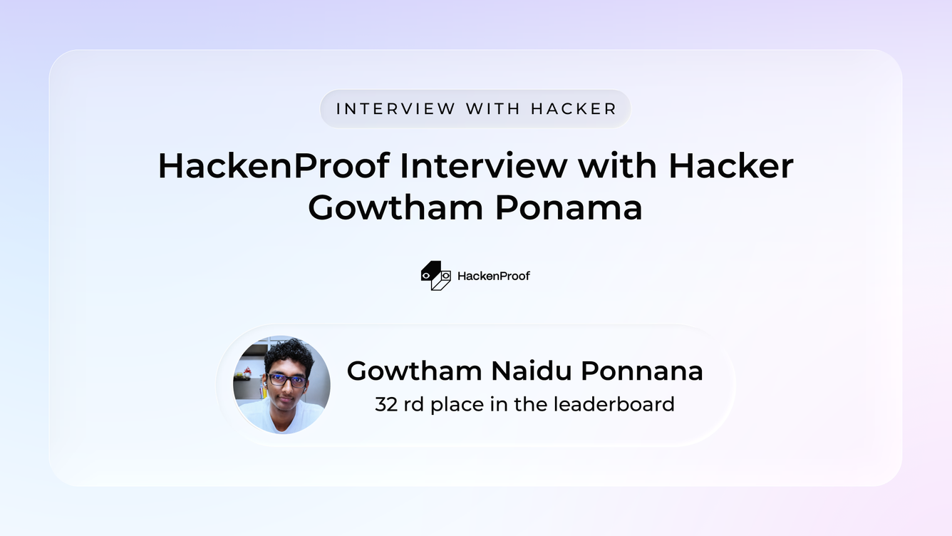Hacker Q&A with Gowtham Ponnana