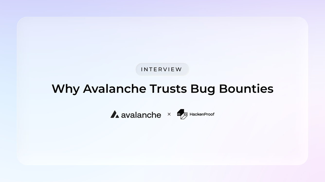 Avalanche Interview for HackenProof