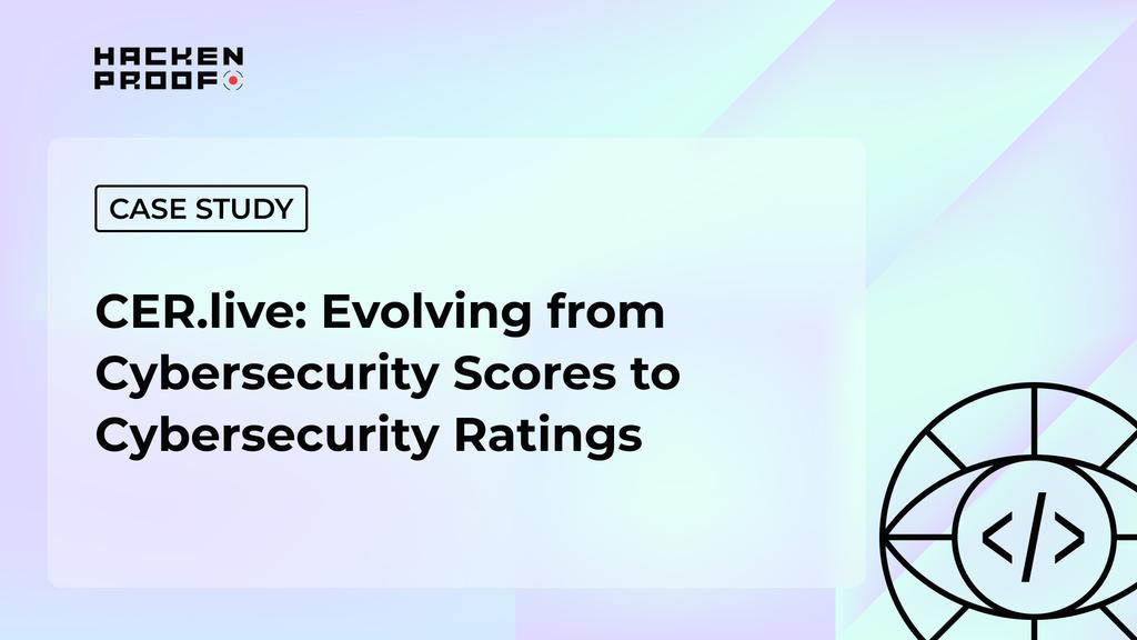 CER.live: Evolving from Cybersecurity Scores to Cybersecurity Ratings