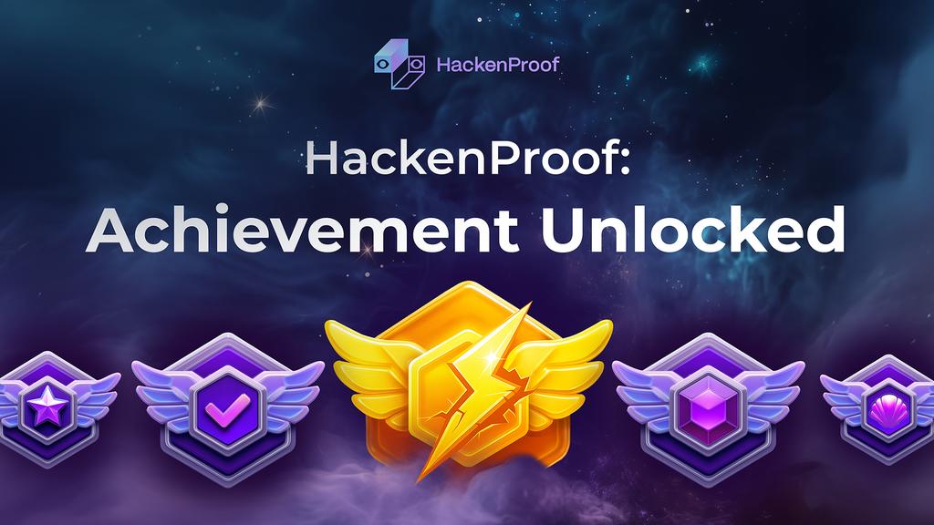 HackenProof Achievement System – badges for top security researchers: Hunter’s Mark, First Blood, Fatality, DualDefense Crasher, Frostwarden, Voyager